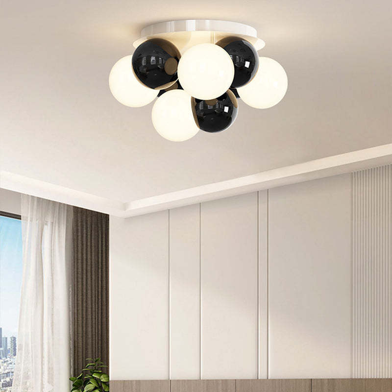 Minimalist Iron Bubble Dragon Ball Ceiling Light