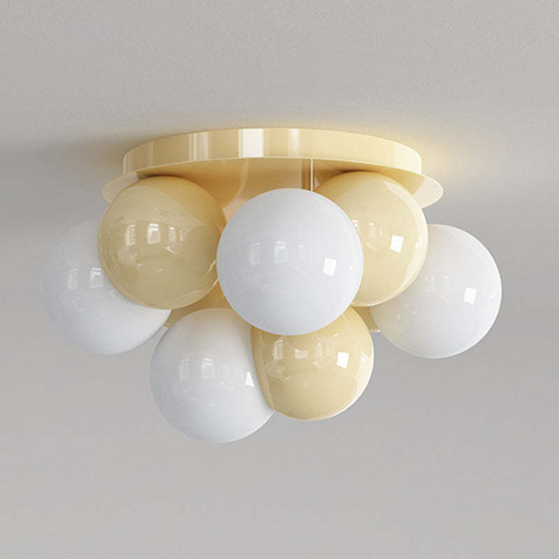 Minimalist Iron Bubble Dragon Ball Ceiling Light