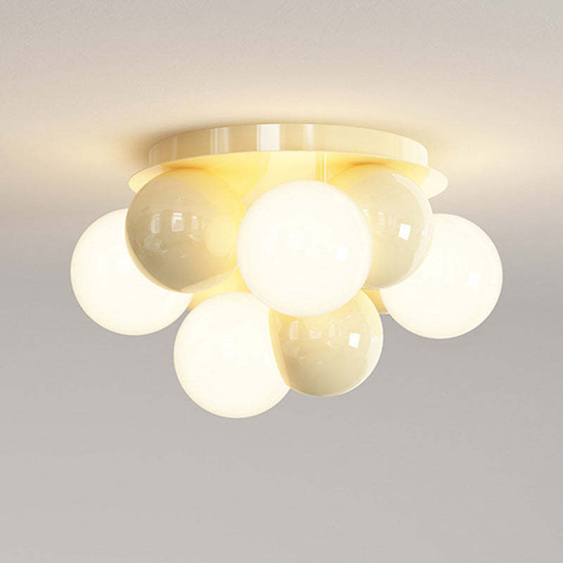 Minimalist Iron Bubble Dragon Ball Ceiling Light