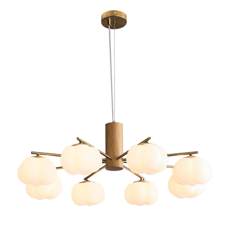 Japanese Iron Cotton Flower Branch Chandelier