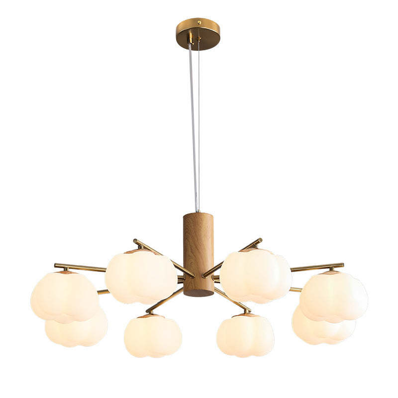 Japanese Iron Cotton Flower Branch Chandelier