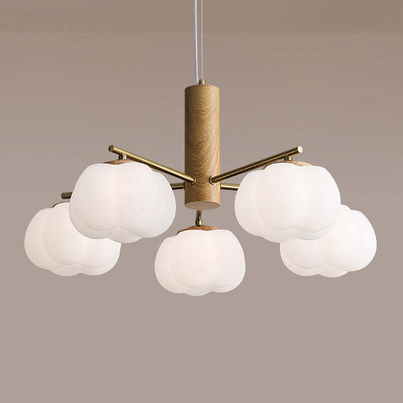Japanese Iron Cotton Flower Branch Chandelier