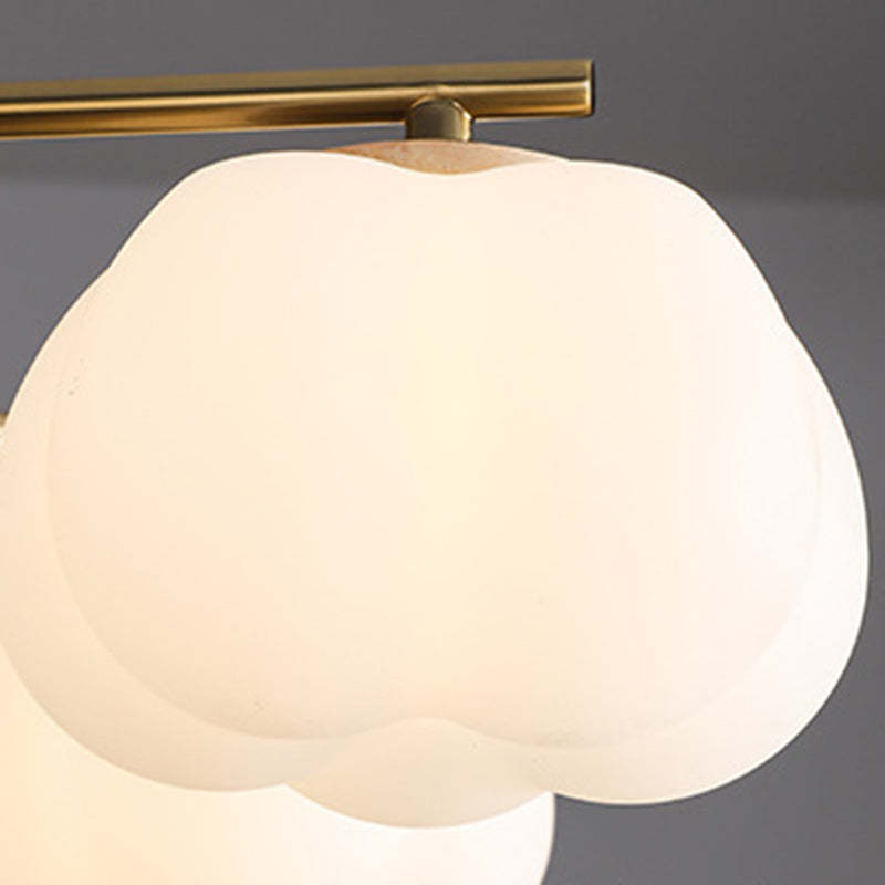 Japanese Iron Cotton Flower Branch Chandelier