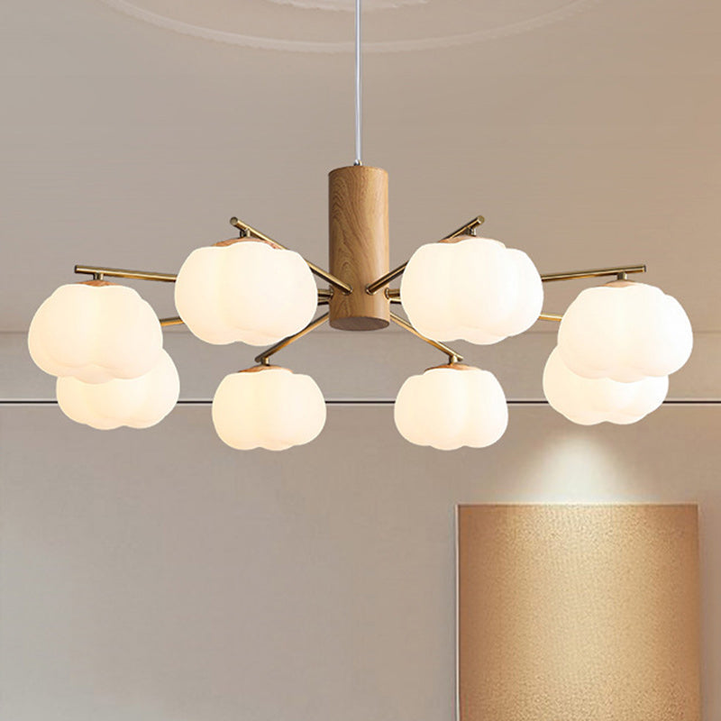 Japanese Iron Cotton Flower Branch Chandelier