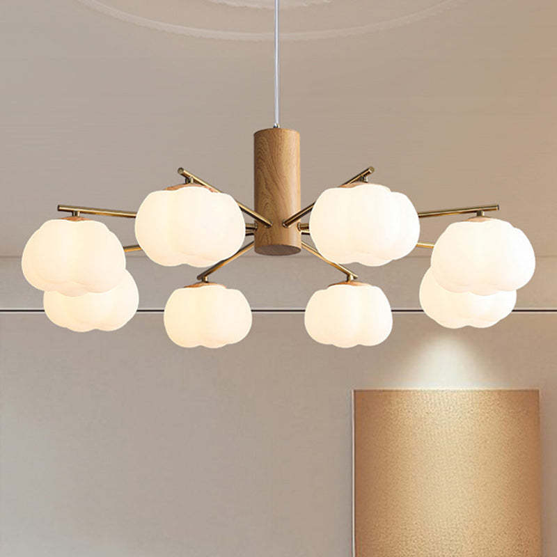 Japanese Iron Cotton Flower Branch Chandelier
