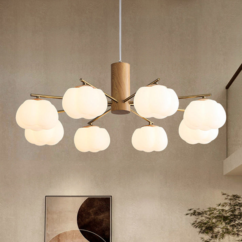 Japanese Iron Cotton Flower Branch Chandelier