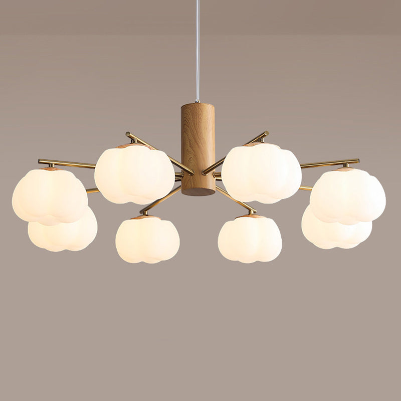 Japanese Iron Cotton Flower Branch Chandelier