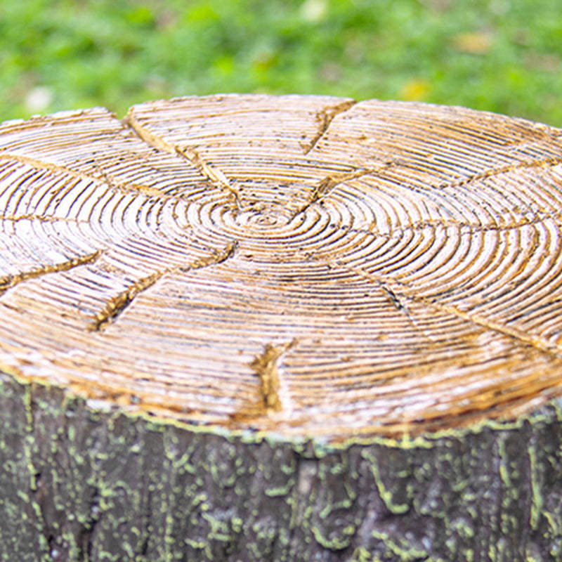 Contemporary Resin Tree Stump Outdoor Landscape Light