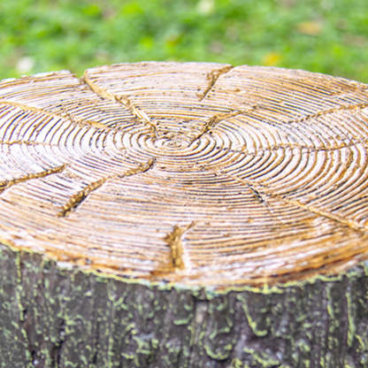 Contemporary Resin Tree Stump Outdoor Landscape Light
