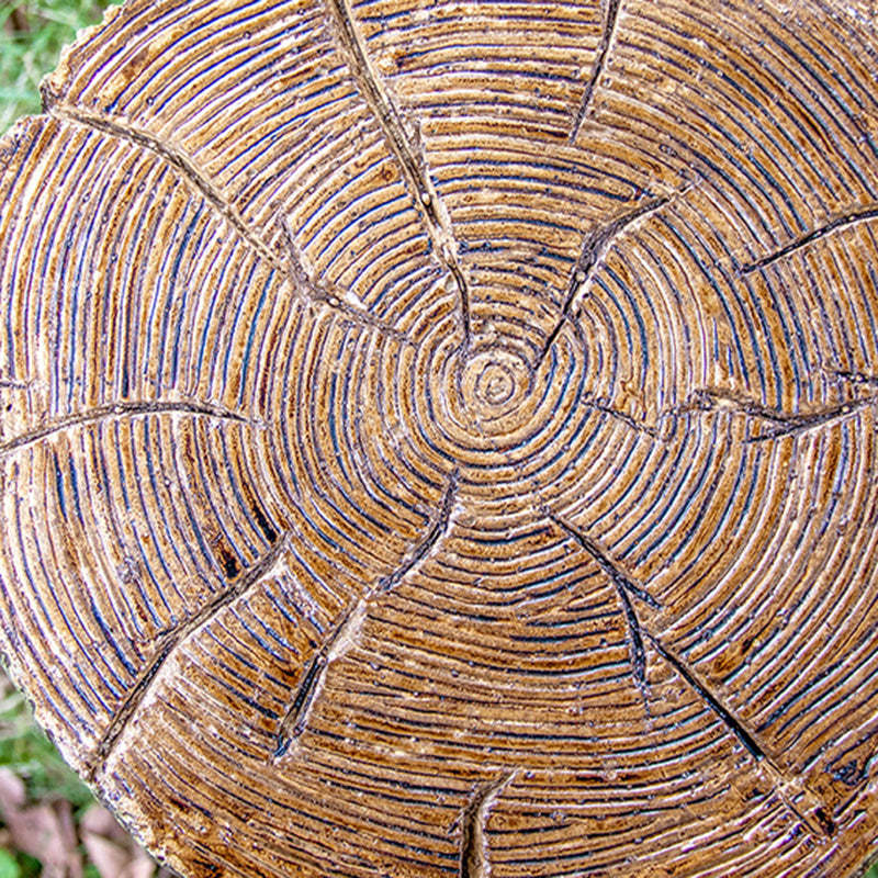 Contemporary Resin Tree Stump Outdoor Landscape Light