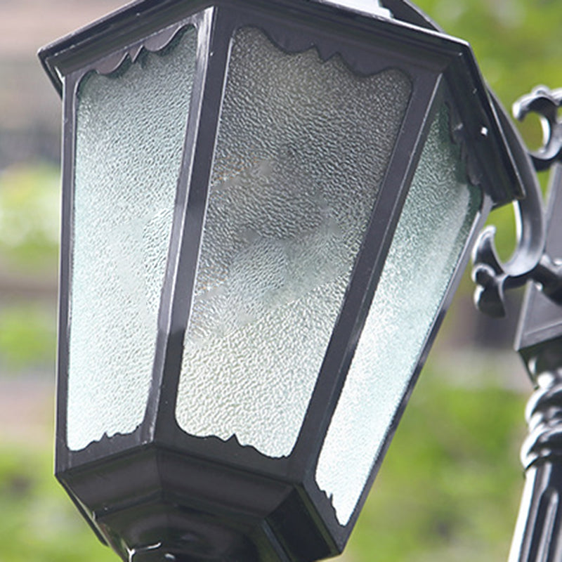European Aluminum Lantern-Style Outdoor