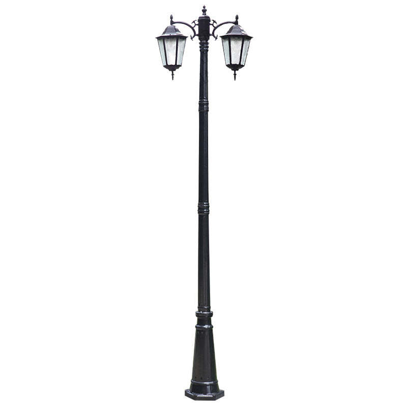 European Aluminum Lantern-Style Outdoor