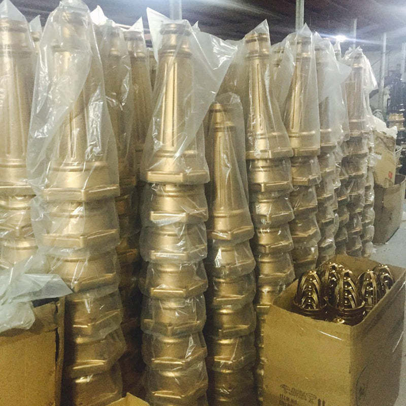 European Aluminum Lantern-Style Outdoor