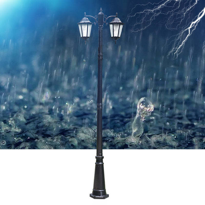 European Aluminum Lantern-Style Outdoor