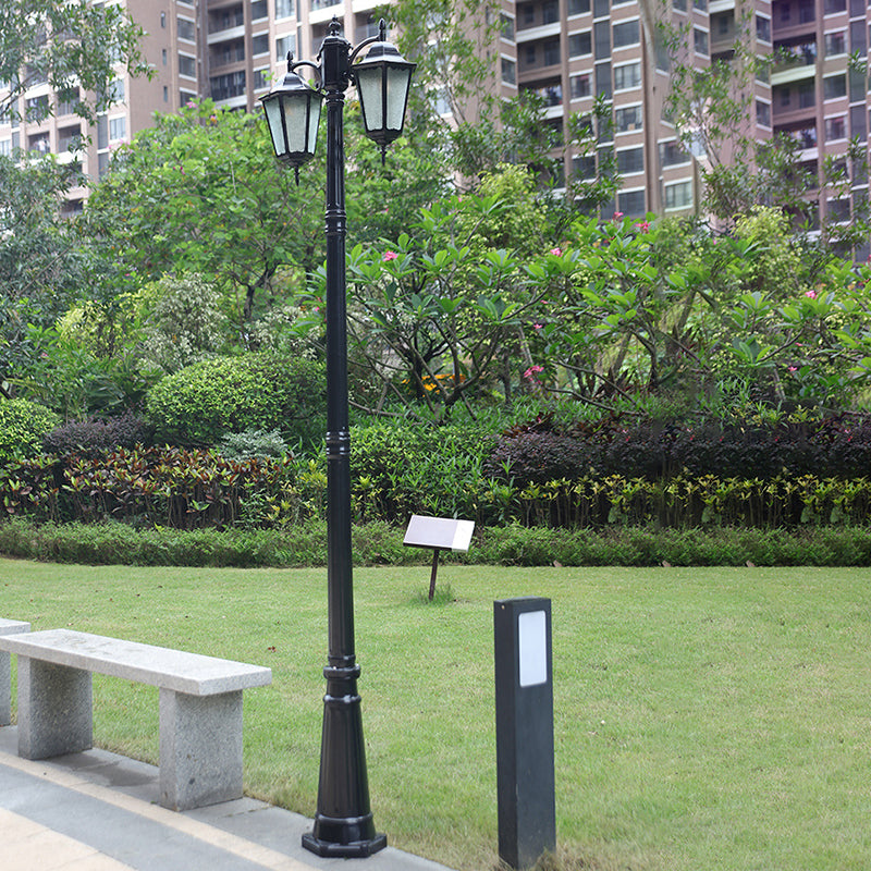 European Aluminum Lantern-Style Outdoor