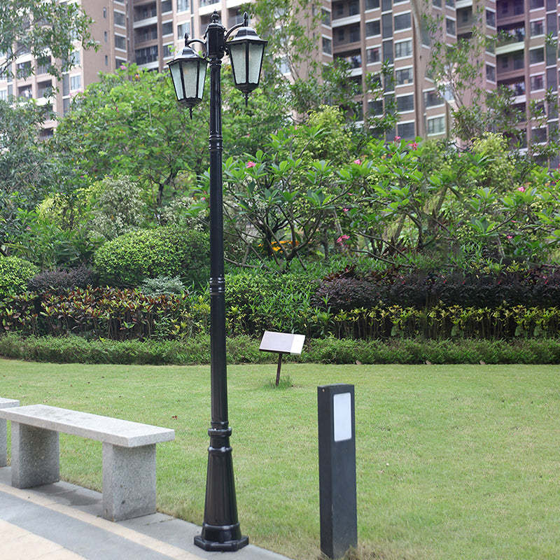 European Aluminum Lantern-Style Outdoor