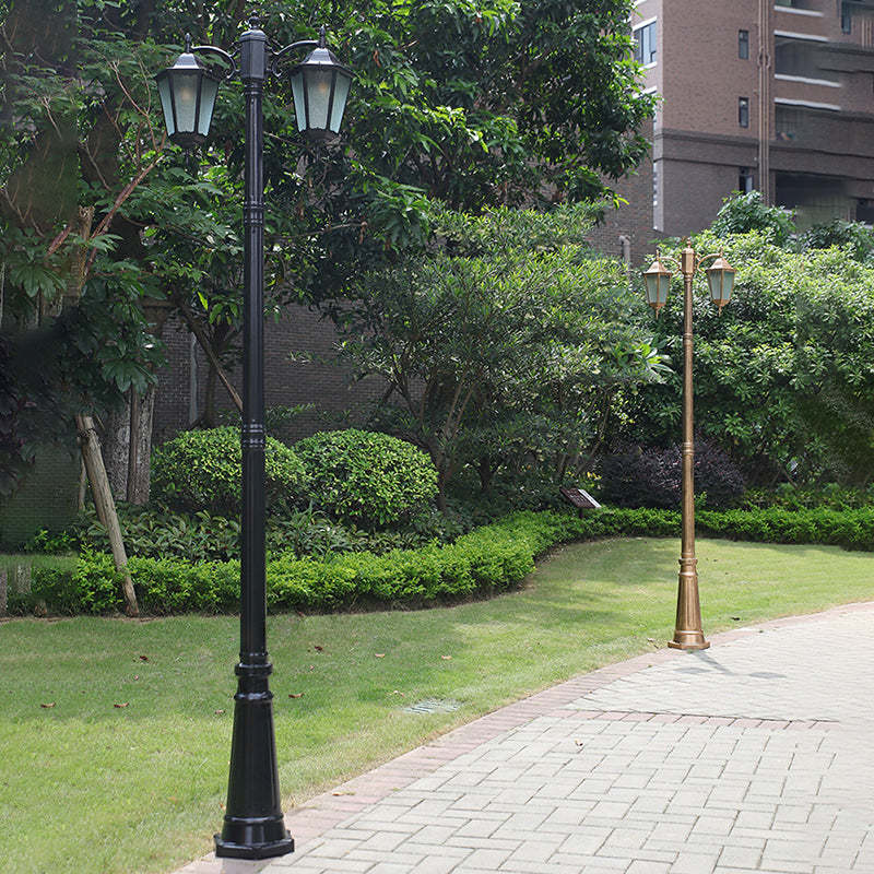 European Aluminum Lantern-Style Outdoor