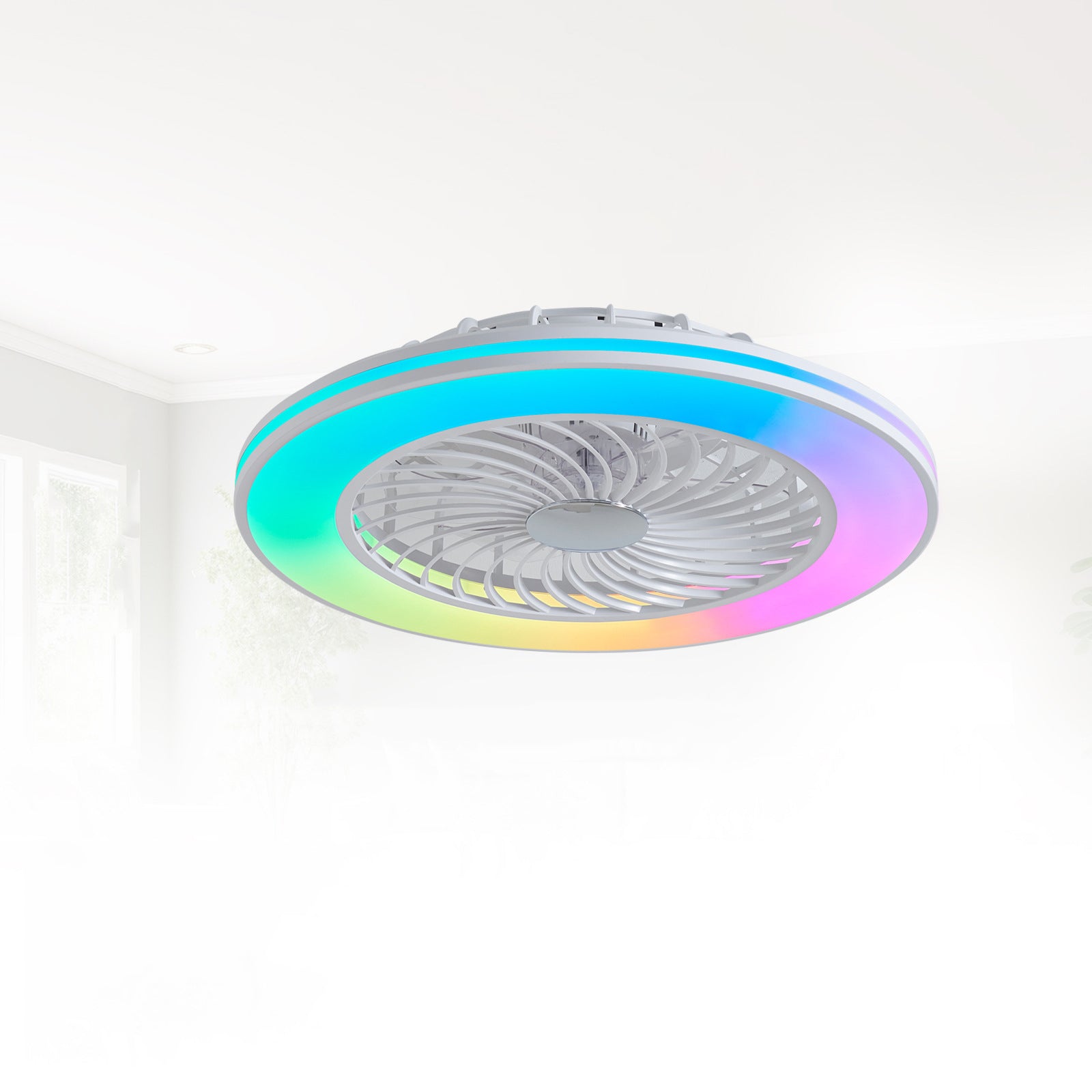 Minimalist Acrylic Smart Ceiling Fan Light