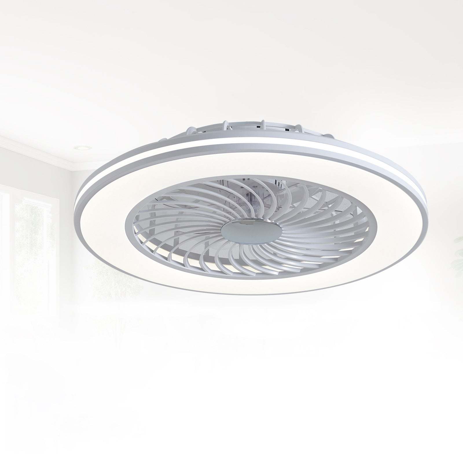 Minimalist Acrylic Smart Ceiling Fan Light