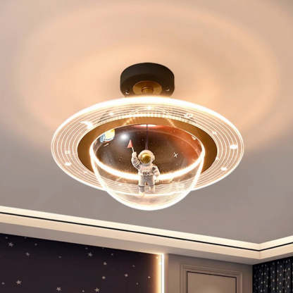Contemporary Kids Iron Resin Ceiling Light