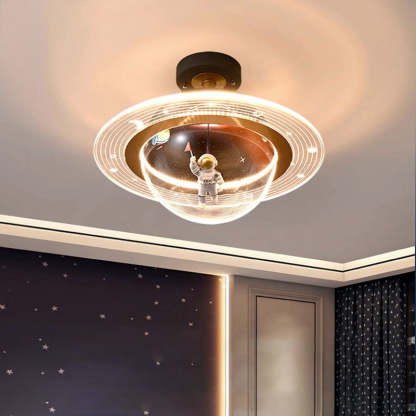 Contemporary Kids Iron Resin Ceiling Light