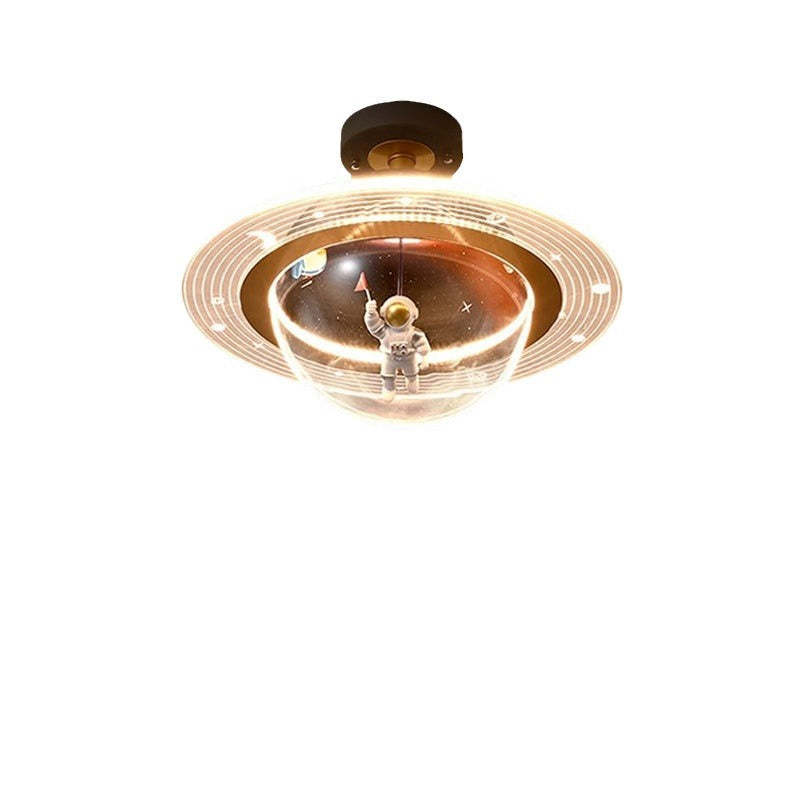 Contemporary Kids Iron Resin Ceiling Light