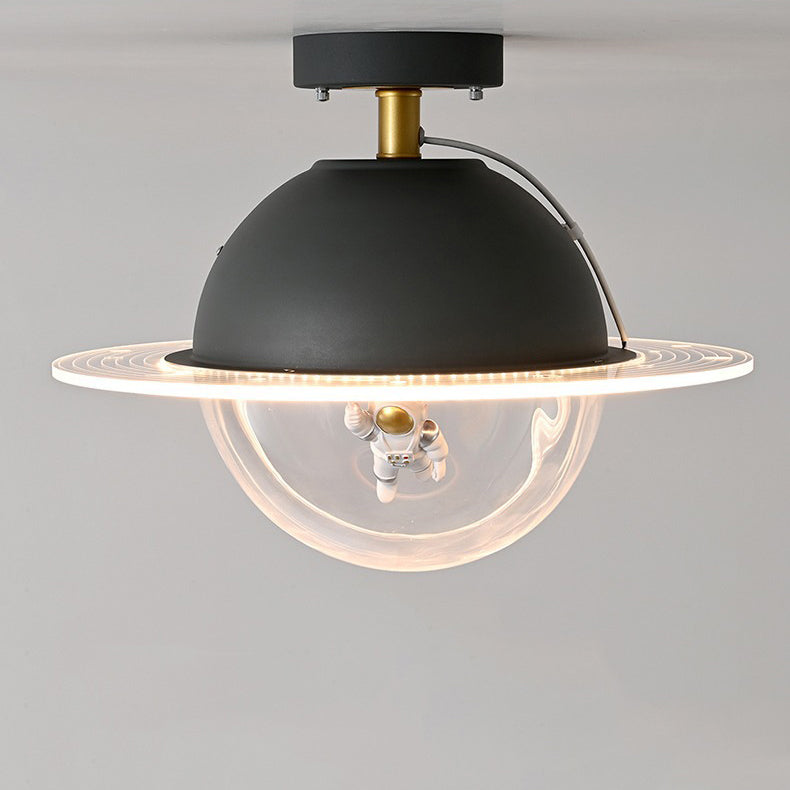 Contemporary Kids Iron Resin Ceiling Light