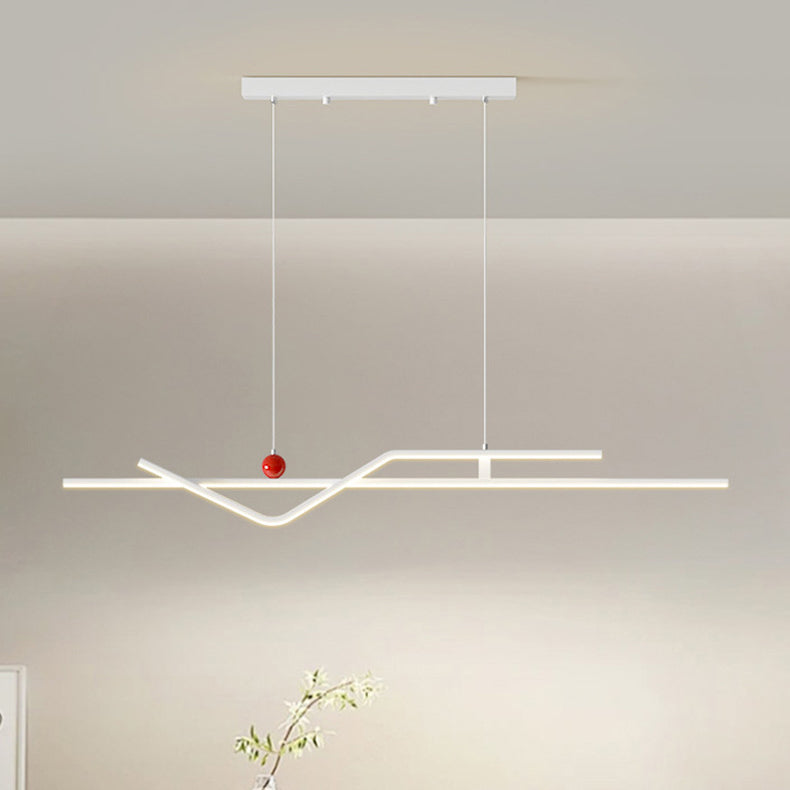 Minimalist Metal Aluminum Chandelier — Small - B / Infinitely Dimmable / Black - 110V-120V For US/CA