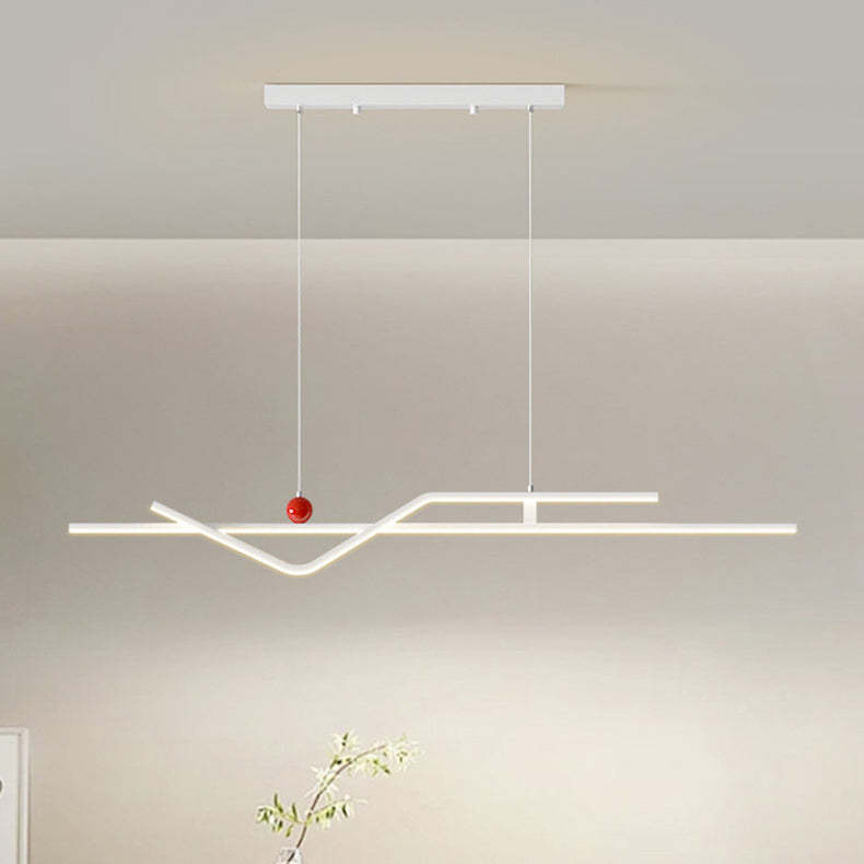 Minimalist Metal Aluminum Chandelier — Small - B / Infinitely Dimmable / Black - 110V-120V For US/CA