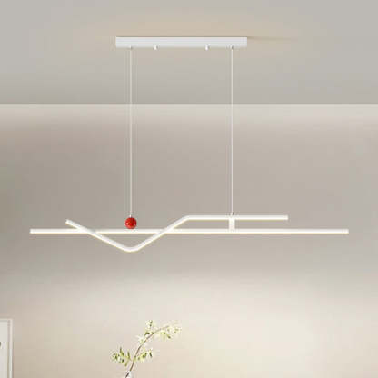 Minimalist Metal Aluminum Chandelier — Small - B / Infinitely Dimmable / Black - 110V-120V For US/CA
