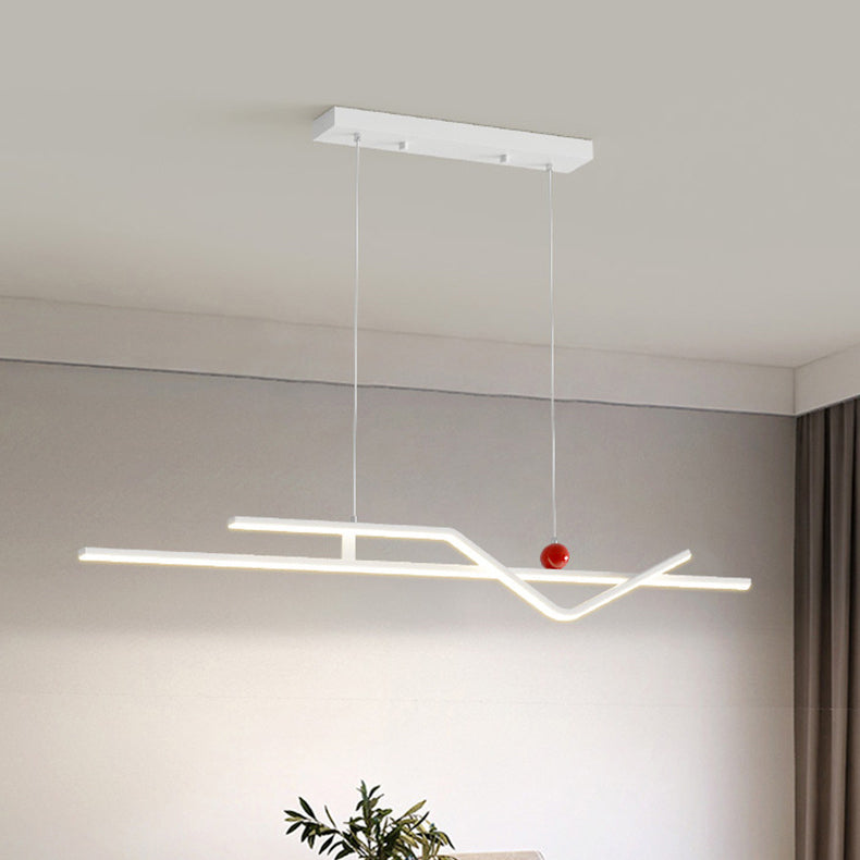 Minimalist Metal Aluminum Chandelier — Small - B / Infinitely Dimmable / White - 220V-240V For UK/AU