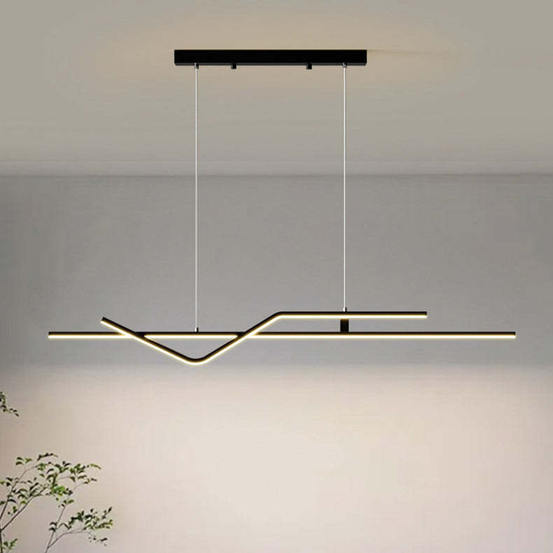 Minimalist Metal Aluminum Chandelier — Small - A / Infinitely Dimmable / White - 220V-240V For UK/AU