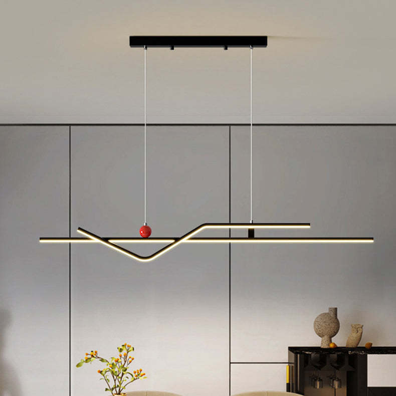 Minimalist Metal Aluminum Chandelier — Small - B / Infinitely Dimmable / White - 110V-120V For US/CA