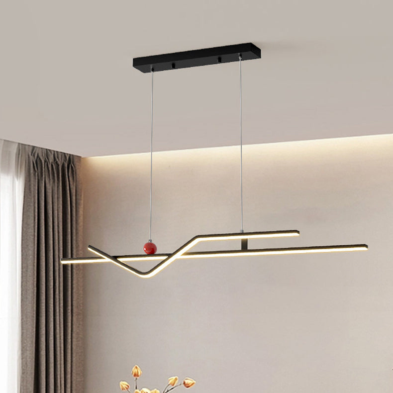 Minimalist Metal Aluminum Chandelier