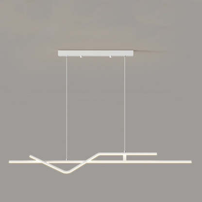 Minimalist Metal Aluminum Chandelier