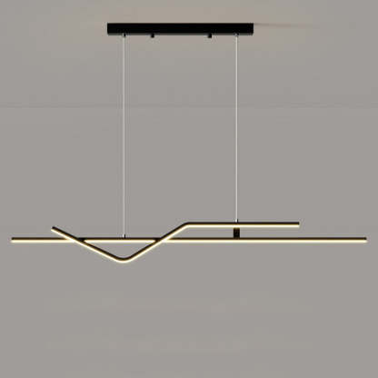 Minimalist Metal Aluminum Chandelier