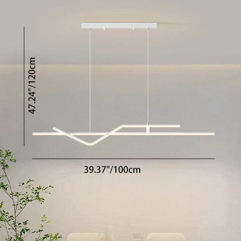 Minimalist Metal Aluminum Chandelier — Small - B / Infinitely Dimmable / Black - 220V-240V For UK/AU
