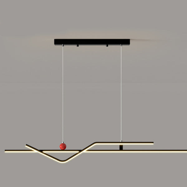 Minimalist Metal Aluminum Chandelier