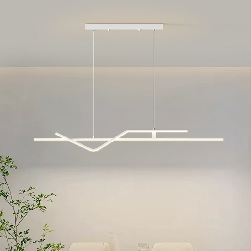 Minimalist Metal Aluminum Chandelier — Small - A / Infinitely Dimmable / Black - 220V-240V For UK/AU