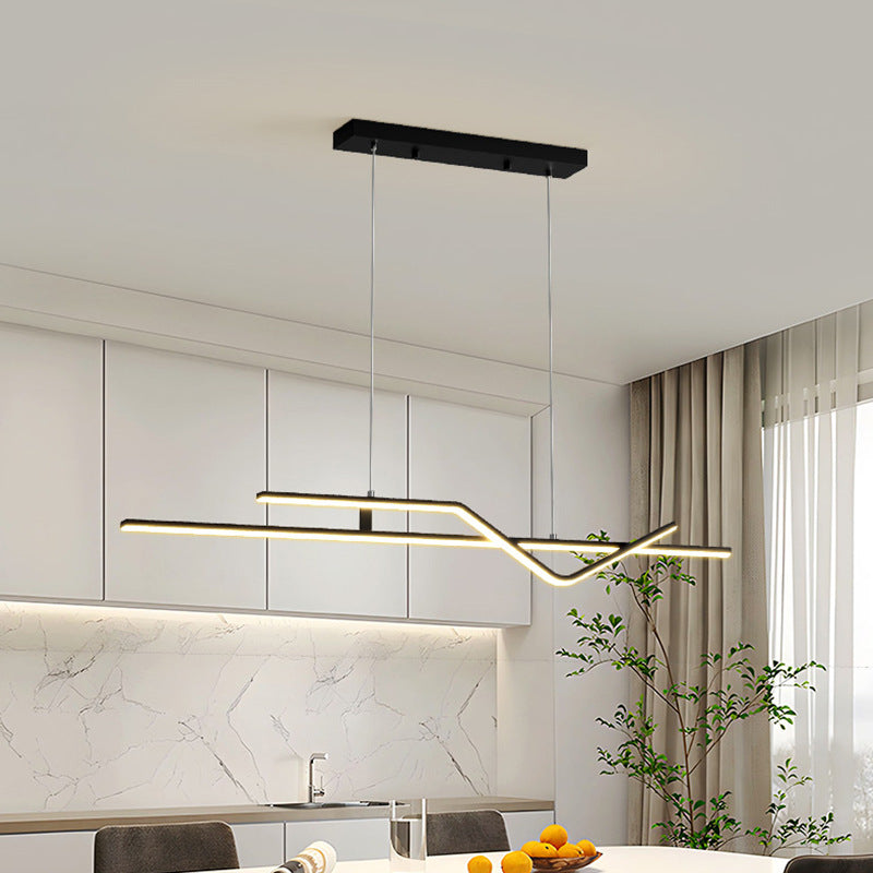 Minimalist Metal Aluminum Chandelier