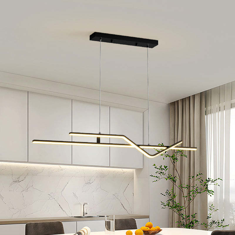Minimalist Metal Aluminum Chandelier