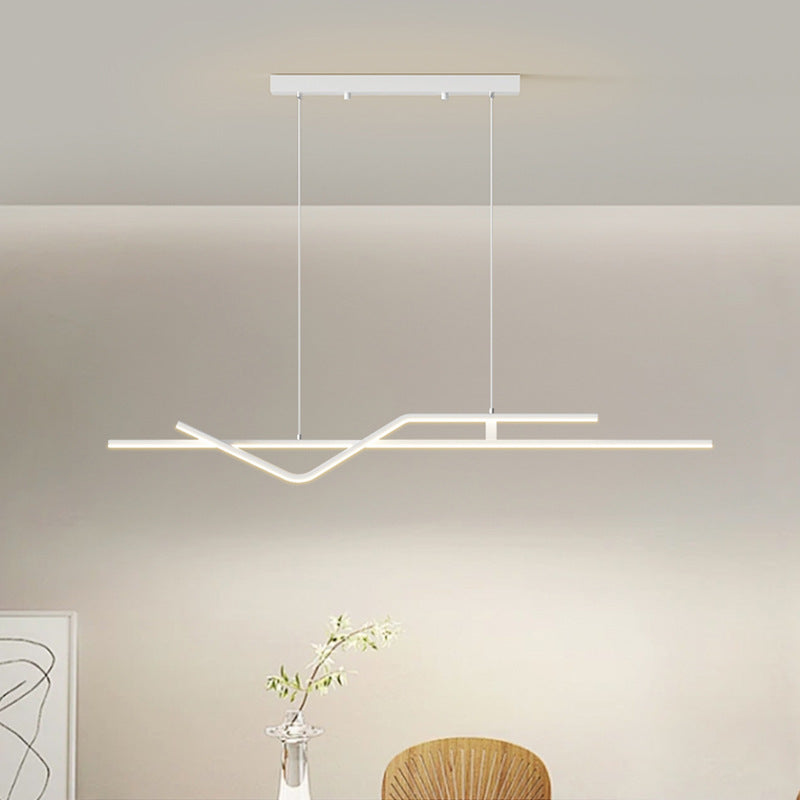 Minimalist Metal Aluminum Chandelier — Large - B / Infinitely Dimmable / Black - 220V-240V For UK/AU