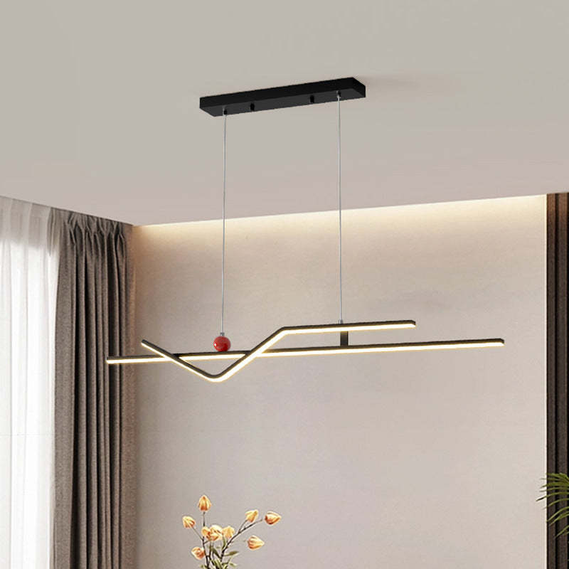 Minimalist Metal Aluminum Chandelier