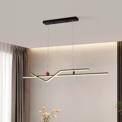 Minimalist Metal Aluminum Chandelier