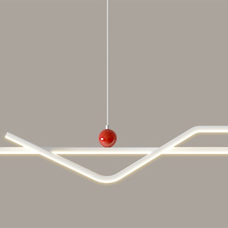Minimalist Metal Aluminum Chandelier — Large - A / Infinitely Dimmable / Black - 110V-120V For US/CA