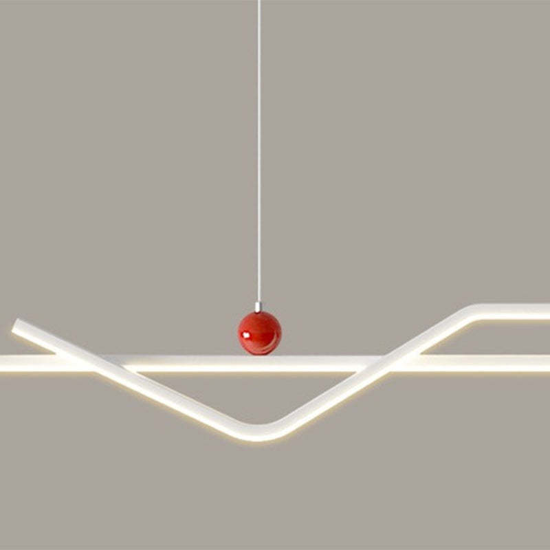 Minimalist Metal Aluminum Chandelier — Large - A / Infinitely Dimmable / Black - 110V-120V For US/CA