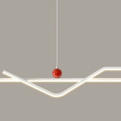 Minimalist Metal Aluminum Chandelier — Large - A / Infinitely Dimmable / Black - 110V-120V For US/CA