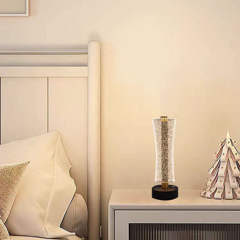 Modern Metal Acrylic Column Tower LED Table Lamp — Neutral Light (4000K) / 110V-120V For US/CA