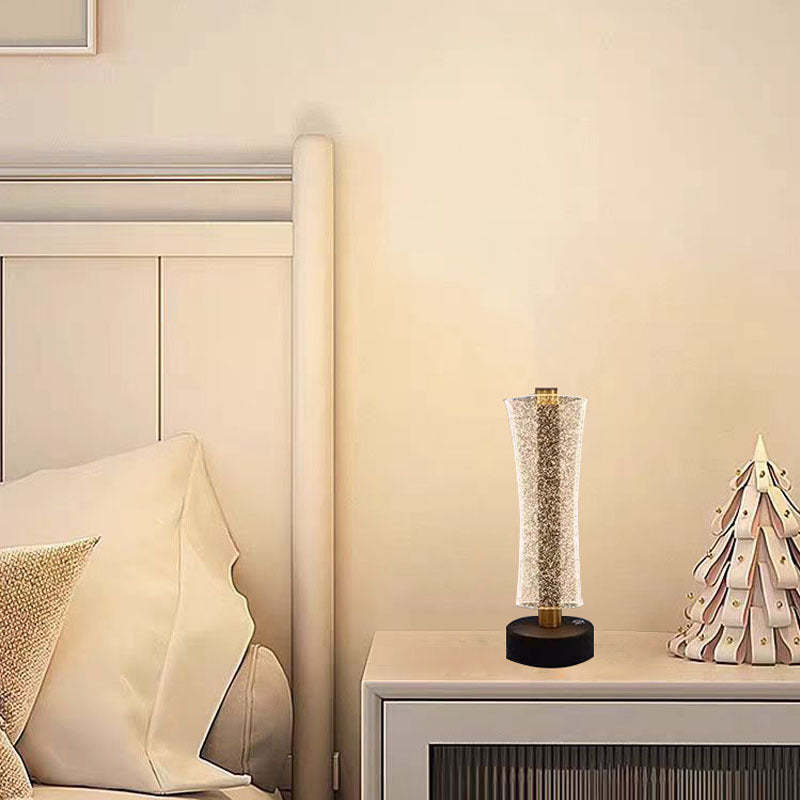 Modern Metal Acrylic Column Tower LED Table Lamp — Neutral Light (4000K) / 110V-120V For US/CA