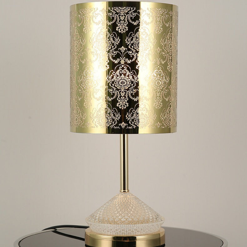 Transitional Stainless Steel LED Table Lamp